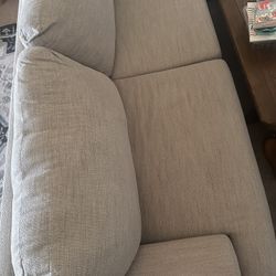 Ashley Furniture Couch – Deep Cushion Sofa, No Damage, Like New Condition