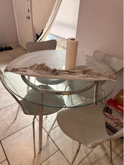 Dining table with chairs