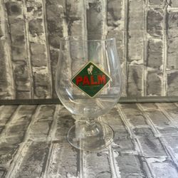 PALM BELGIUMS AMBER BEER GLASS