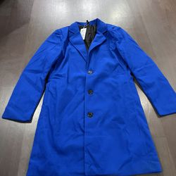 men's lightweight coat. Size S (Blue)