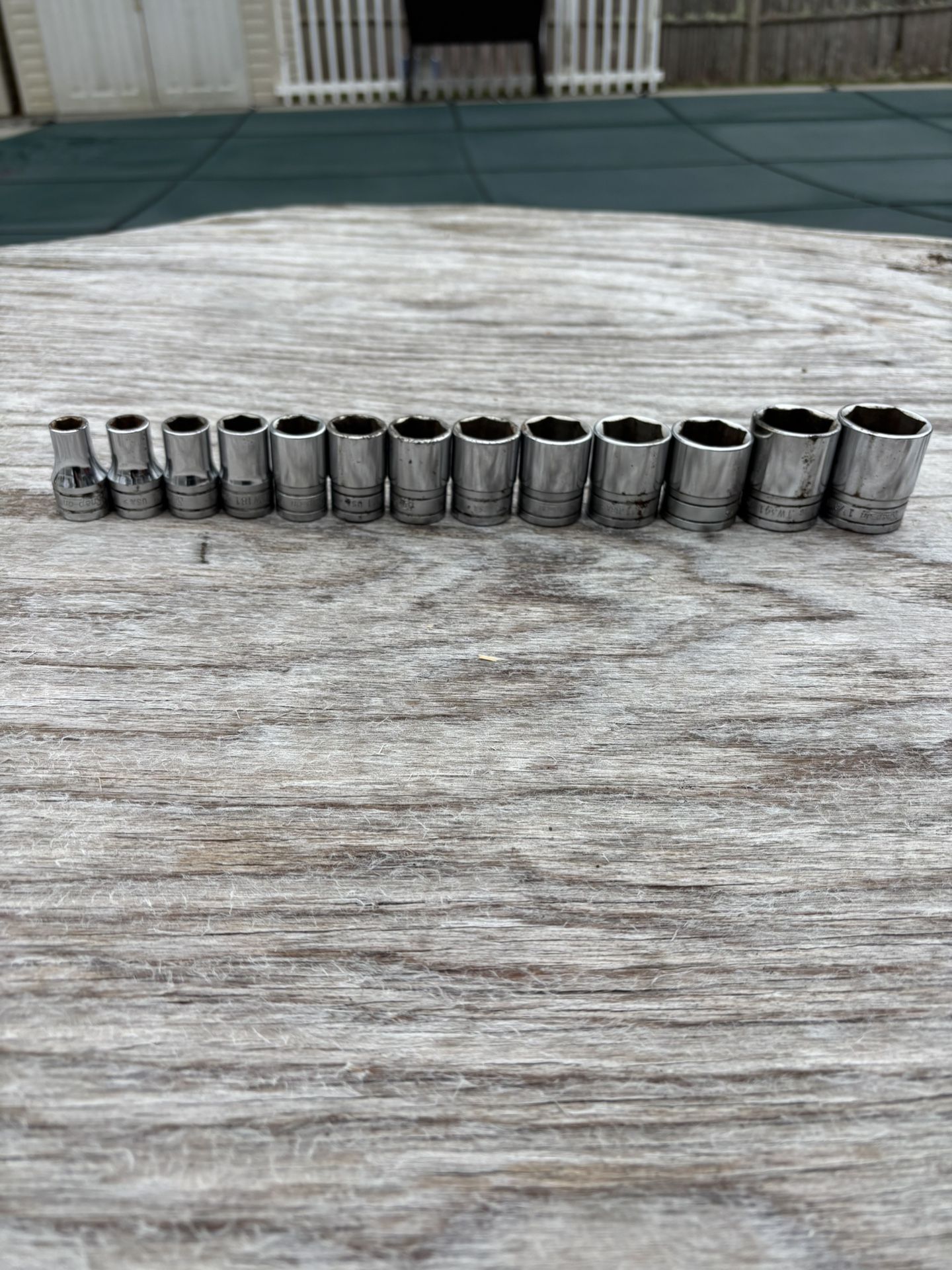 snap on 1/2” socket set