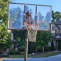 Spalding Basketball Hoop System For free!
