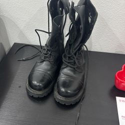 Black Leather Boots