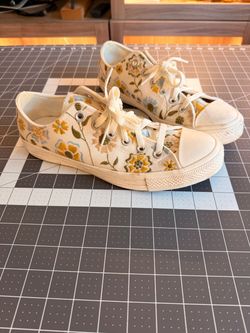 Converse Chuck Taylor Floral Embroidered Shoes