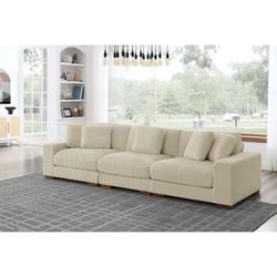 Corduroy 3 Seater Couch