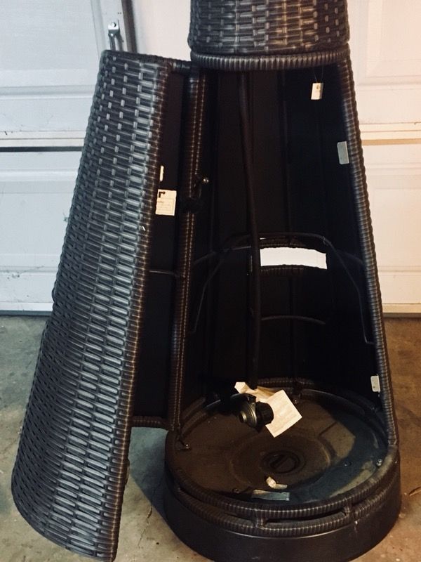 Woven Wicker Propane Patio Heater Andersen Stokke Rarely Used 100 Woven Wicker Propane Patio Heater Andersen Stokke Rarely Used 100 For In Dallas Tx Offerup