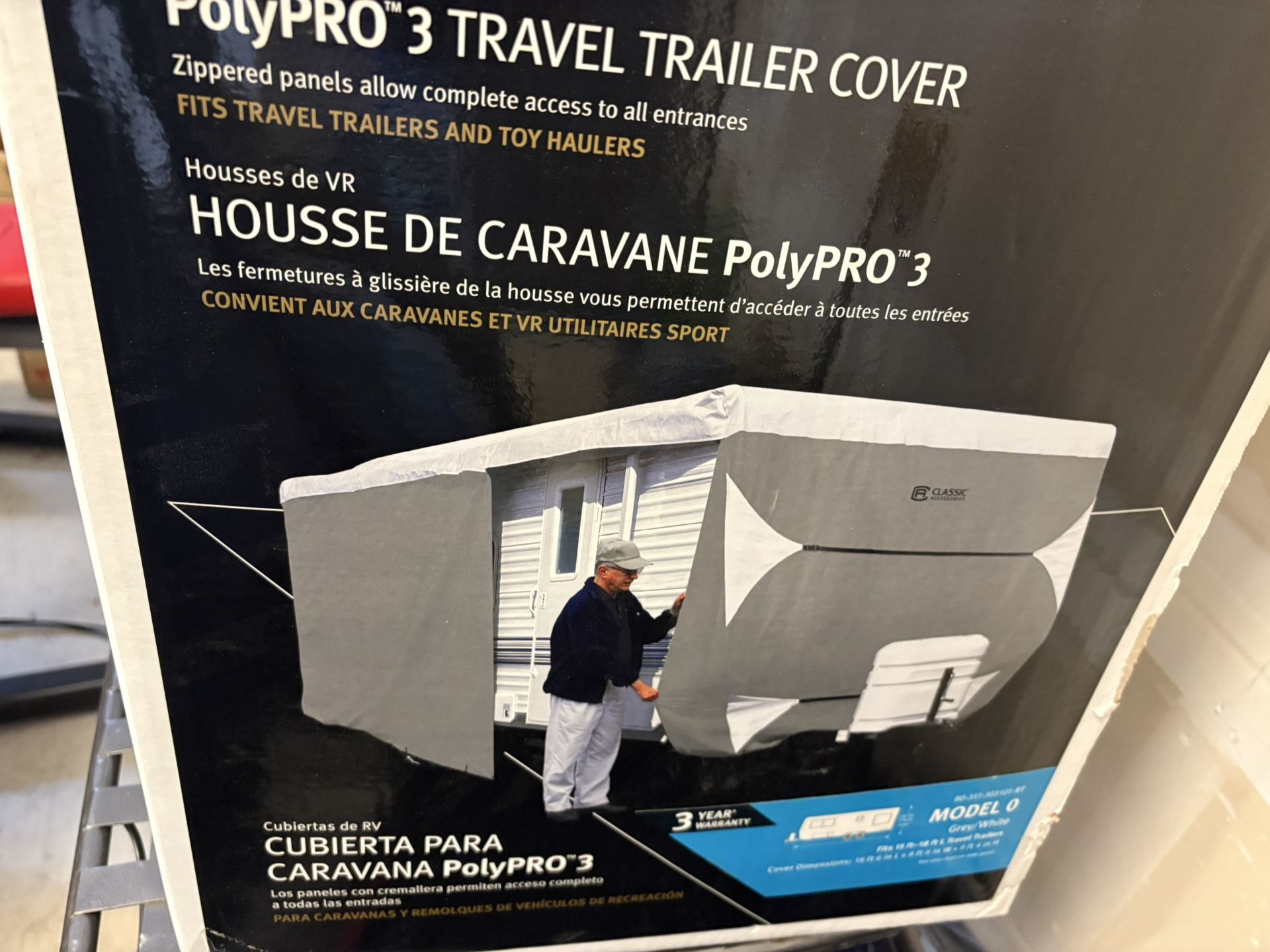 Travel Trailer Cover For 15’ To 18’ Trailer