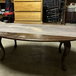 Wood Winged Coffee Table