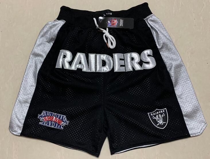 Raiders Football Shorts New Editon From NFL 