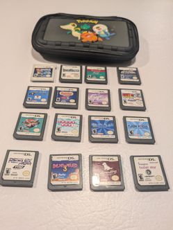 Games for Nintendo DS 3ds with Pokemon Case