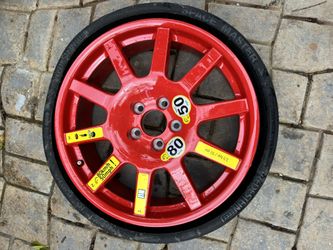 195/75-18 106P Porsche Spare Rim / Tire