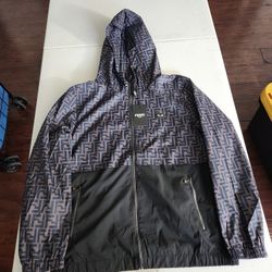 Fendi Hoodie Wind Breaker Size Xl