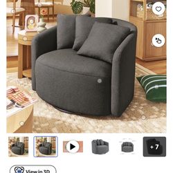 Drew Barrymore swivel chair ripped upholstery due to my cats