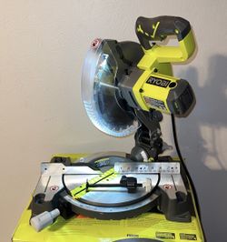 Ryobi 14 Amp Corded 10 in. Compound Miter Saw with LED Cutline Indicator