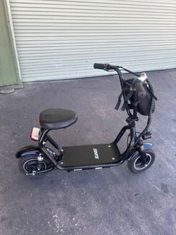 SKRT Electric Scooter 350W 48V 18.6 Mile Long Range Battery Foldable Easy to Carry Portable Design, Electric Scooter for Adults up to 18 MPH Travel Sc