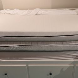 Twin Metal Frame, Foam Mattress