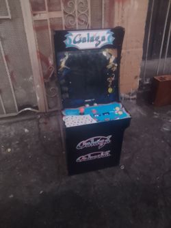 Galaga galaxian arcade game cabinet