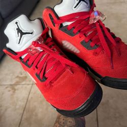 Retro Jordan 5’s Red Bull