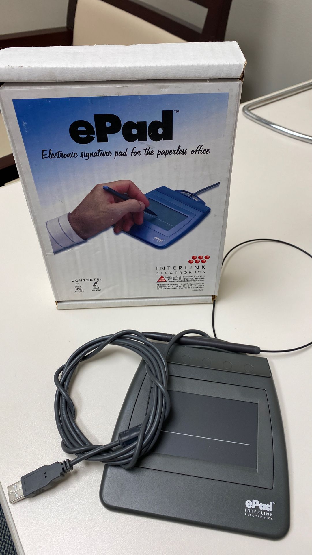 ePad VP9105 Electronic Signature Pad