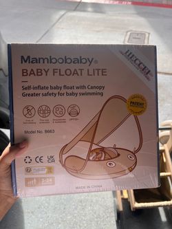 Baby float with canopy