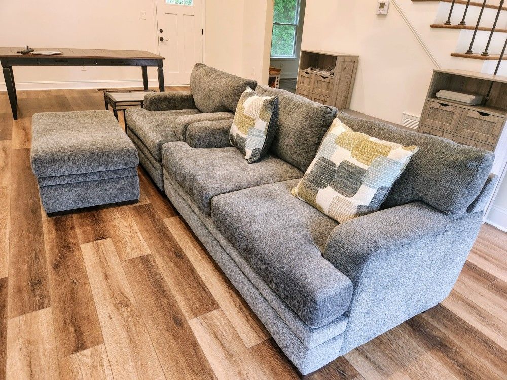New Plush, High Quality Sofa Set - Purchased for $1400