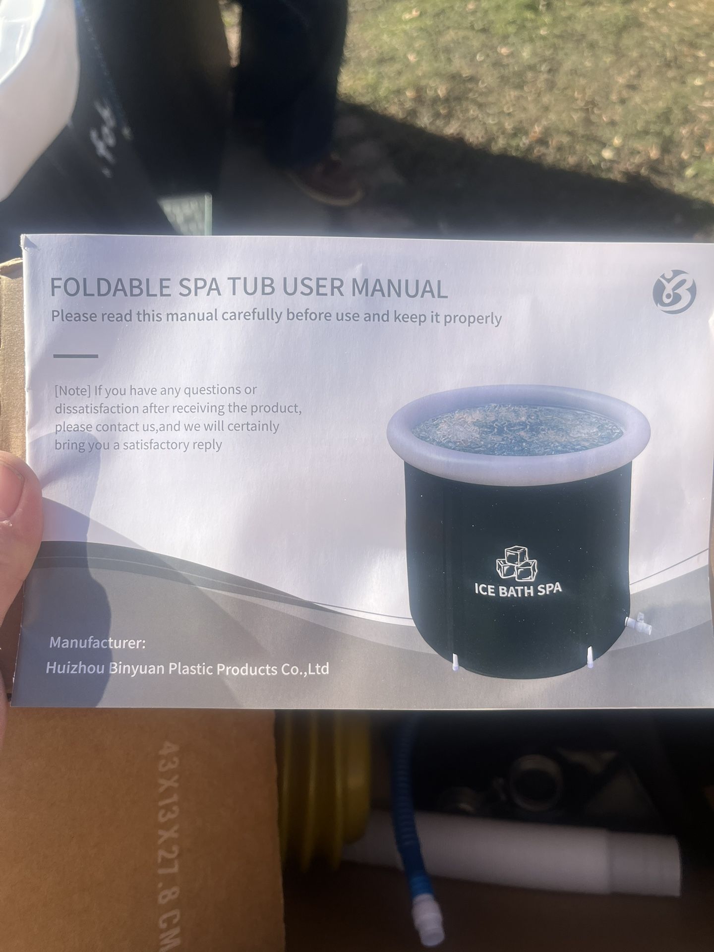 MOYUFOBY Portable Inflatable Ice Bath/ Cold Plunge