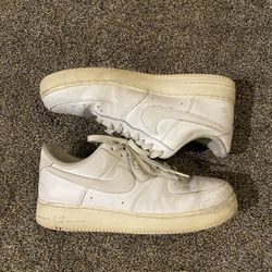 White Air Force 1s - Size 9.5