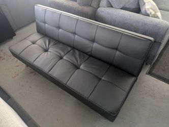 Black Futon Sofa 