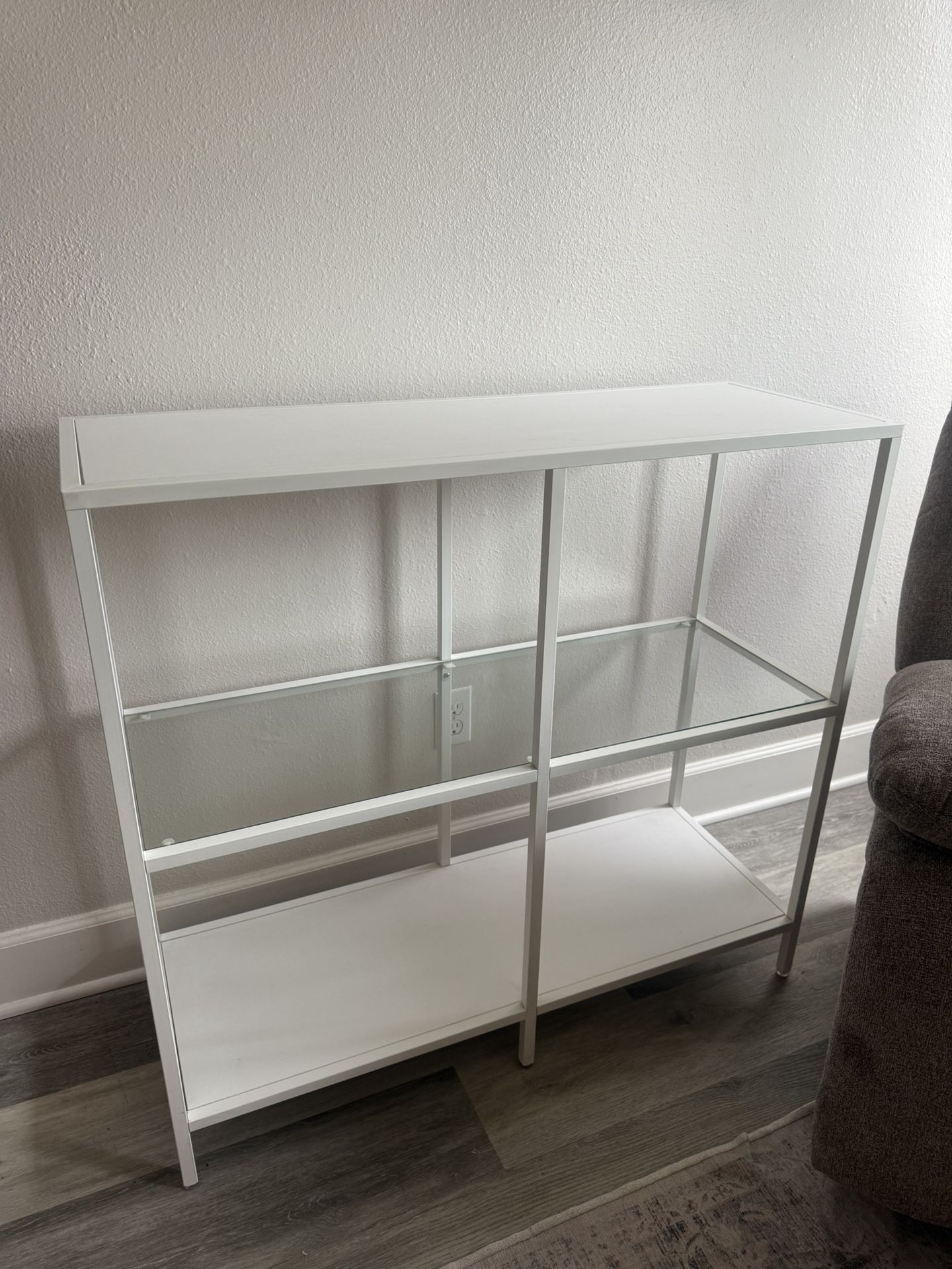 White IKEA Shelving Unit