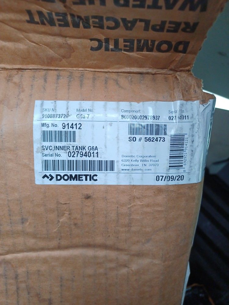 Dometic 6 Gallon Tank