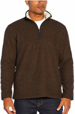 Men’s Orvis Sherpa Lined 1/4 Zip Pullover Size M