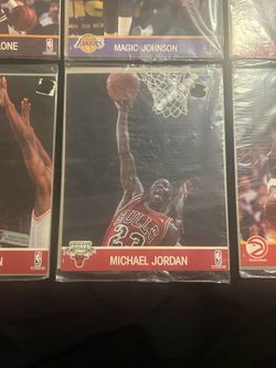 NBA HOOPS ACTION PHOTOS 8x10 JUMBO CARDS