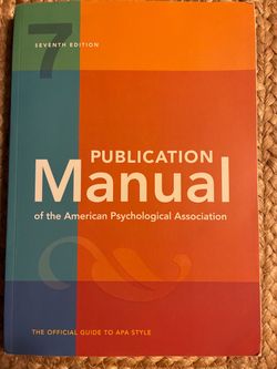 APA Publication Manual