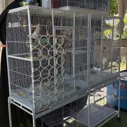 Bird Flying Cage  Double Cage 