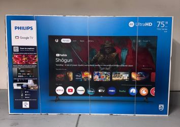 75 Inch 4k Ultra HD Google Smart Philip’s Tv