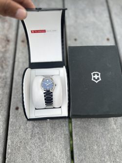 Victorinox  Victoria Silver Tone Black Date Dial Women\'s Swiss Made Watch Victorinox 241512 Victoria Silver Tone Black Date Dial  main image 2