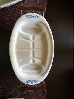 Vintage Blue Cornflower Corningware