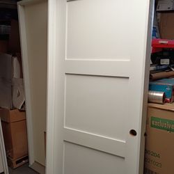 32x80 Interior Door ,Left Hand, Solid Core Prehung Available Now
