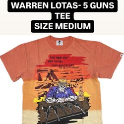 Warren Lotas 5 Guns Tee- Small & Medium