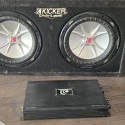 10in Kicker Subs/1000w Massive Amp