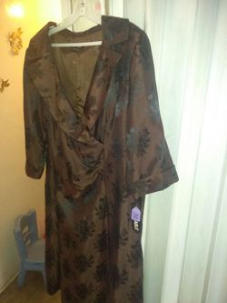 New Brown formal Dress