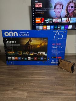 ONN 75” CLASS 4k UHD VIZIO SMART TV