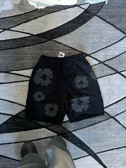 Denim tear shorts