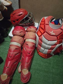 Catcher baseball adult with bag