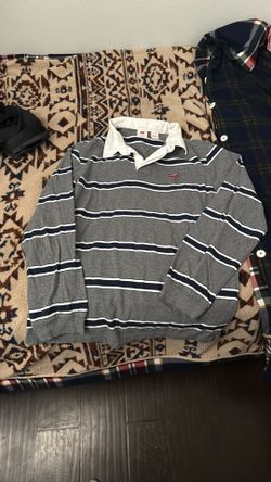 Levis Long Sleeve Collar T