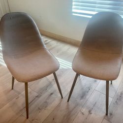 Modern Gray Upholstered Dining Chair With Gray METAL legs (2 Pc) From Copley Target Project 62 