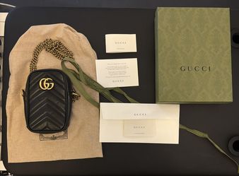 Authentic Double G Marmont Mini Gucci - Like New