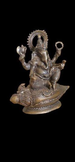 Brass Ganesha Statue — Beautiful & Detailed