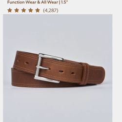 Hank's Montana Bison Belt Sz 38