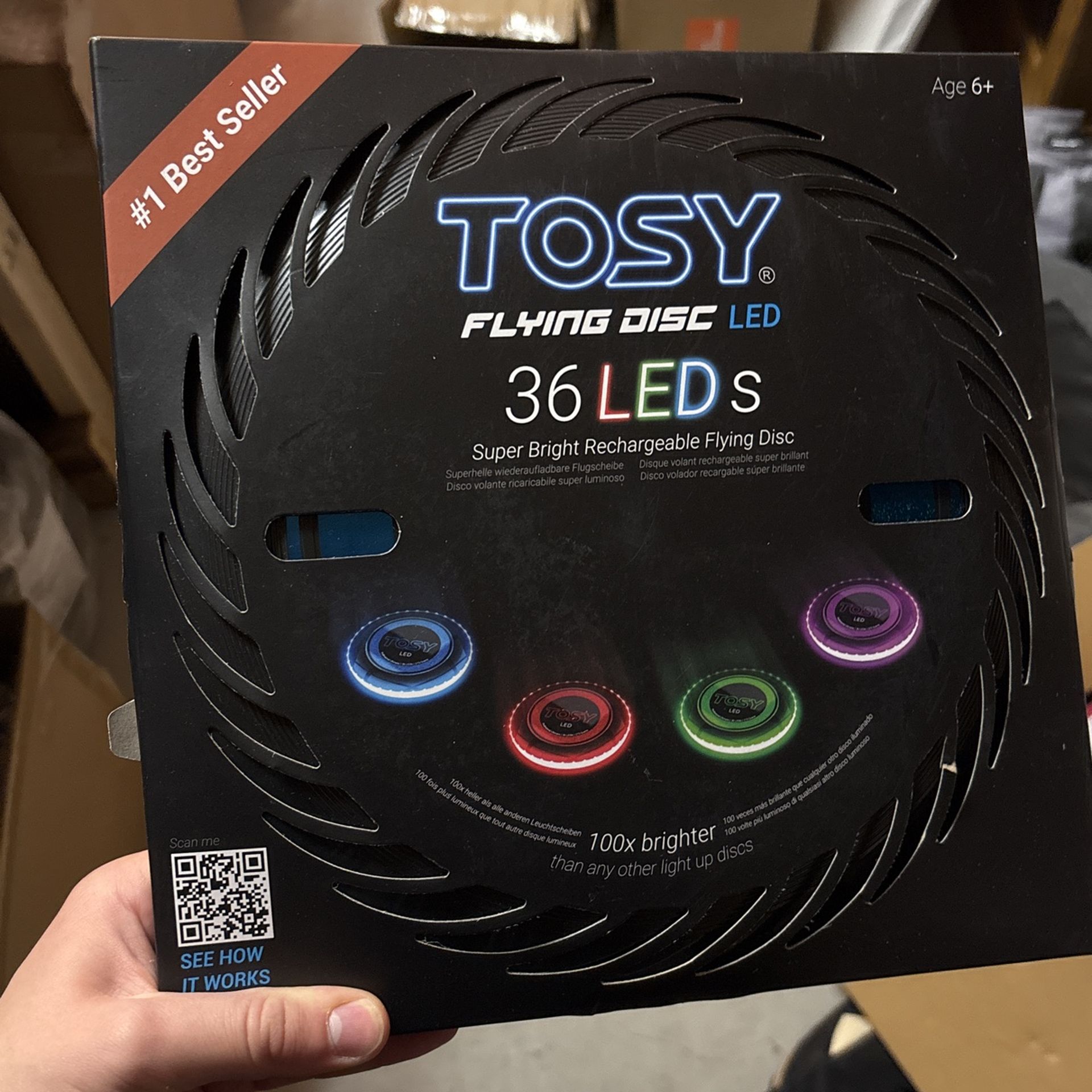 Tosy Flying Disc LED Frisbee Discus Kids You